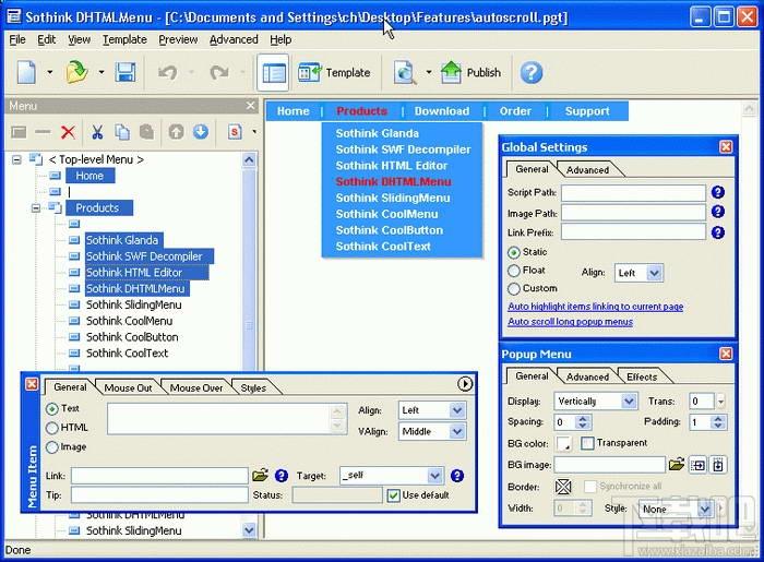 Sothink DHTMLMenu,Sothink DHTMLMenu下载,Sothink DHTMLMenu官方下载